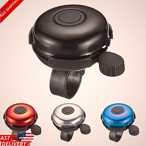 100dB Loud Bicycle Bell, Universal Alloy Cycling Ring Horn for Adults Kids Men