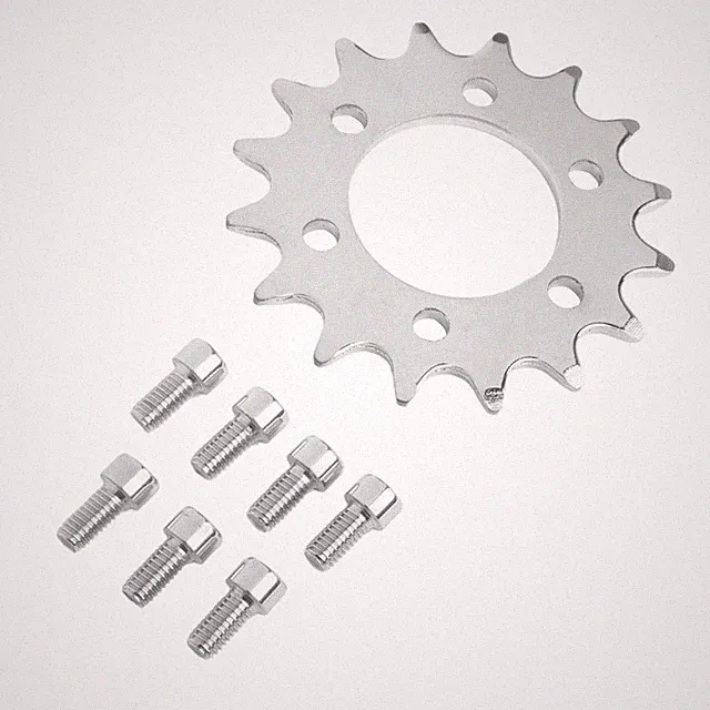 16T Fixed Gear 16 Teeth Sprocket 1/2"x1/8" Chain Compatible For Commuting