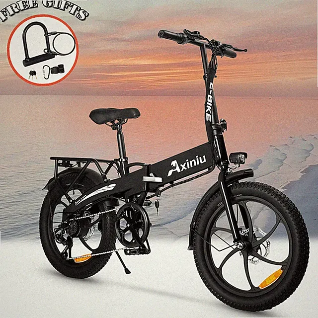 20" Folding Fat Tire City Electric Bike for Adults -Commuter Ebike