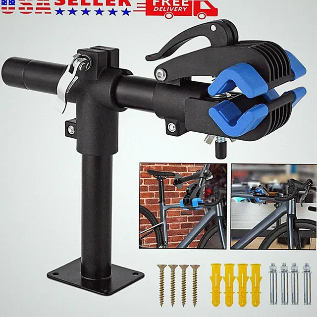 Bicycle Repair Rack Bench Mount Home Bike Stand for Maintenance Bike 360°Adjust