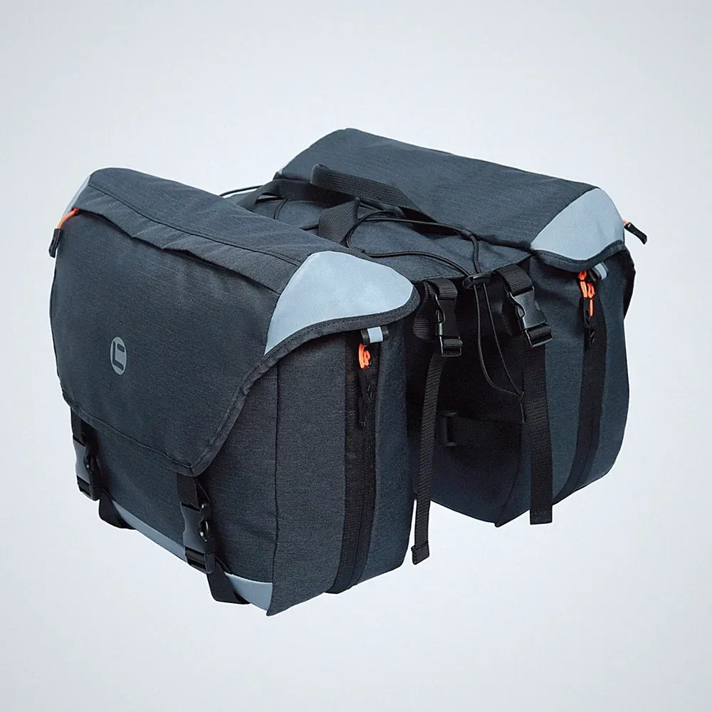 Bike Bag Panniers 35L Bicycle Saddle Bag for Rear Rack Mountain Biking Bags S...