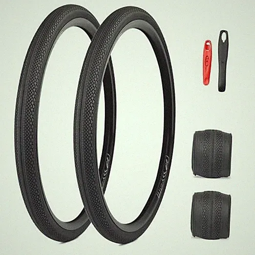 Bike Tire 700C Gravel Bike Tire Foldable Tire for 700 x 40C Black - 2 Tires