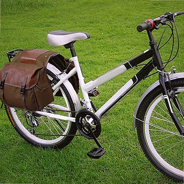 Double Bike Pannier Bags 30-40L, Water-Resistant For Commuting & Touring