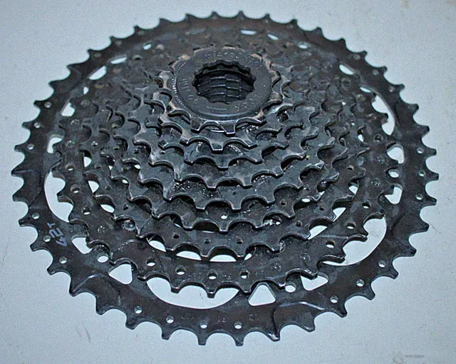 microSHIFT MTB Bike Cassette 11-42t 9 Speed Black Steel Gravel Trail Commuter :)
