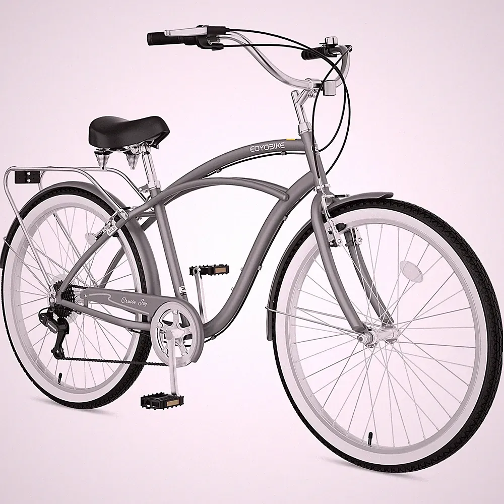 MOONCOOL Beach Cruiser Bike, 24 inch Commuter Bicycle for Adult Men and Women