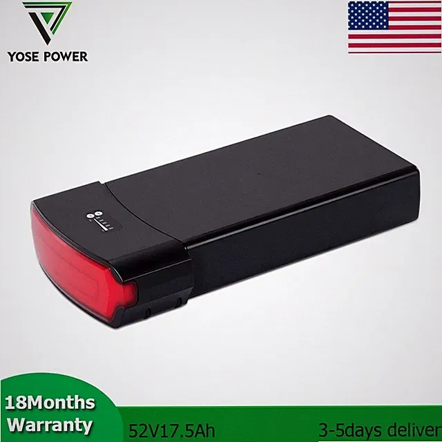 Pedego Spare Battery 52V 17.5Ah for Interceptor Boomerang Latch V2 City Commuter