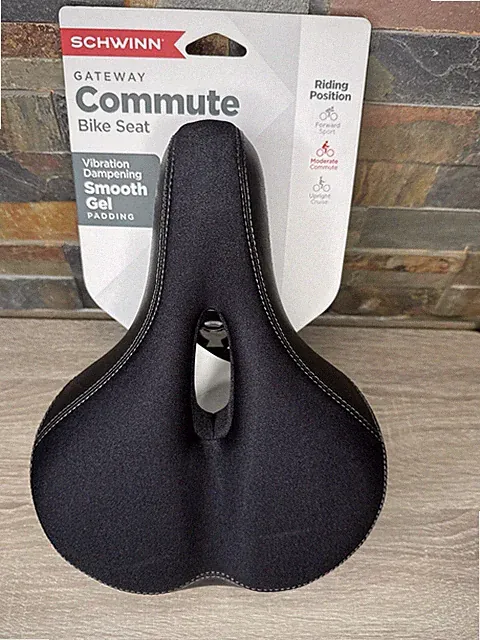 Schwinn Gateway Commute Bike Seat Vibration Dampening Smooth Gel Padding NEW
