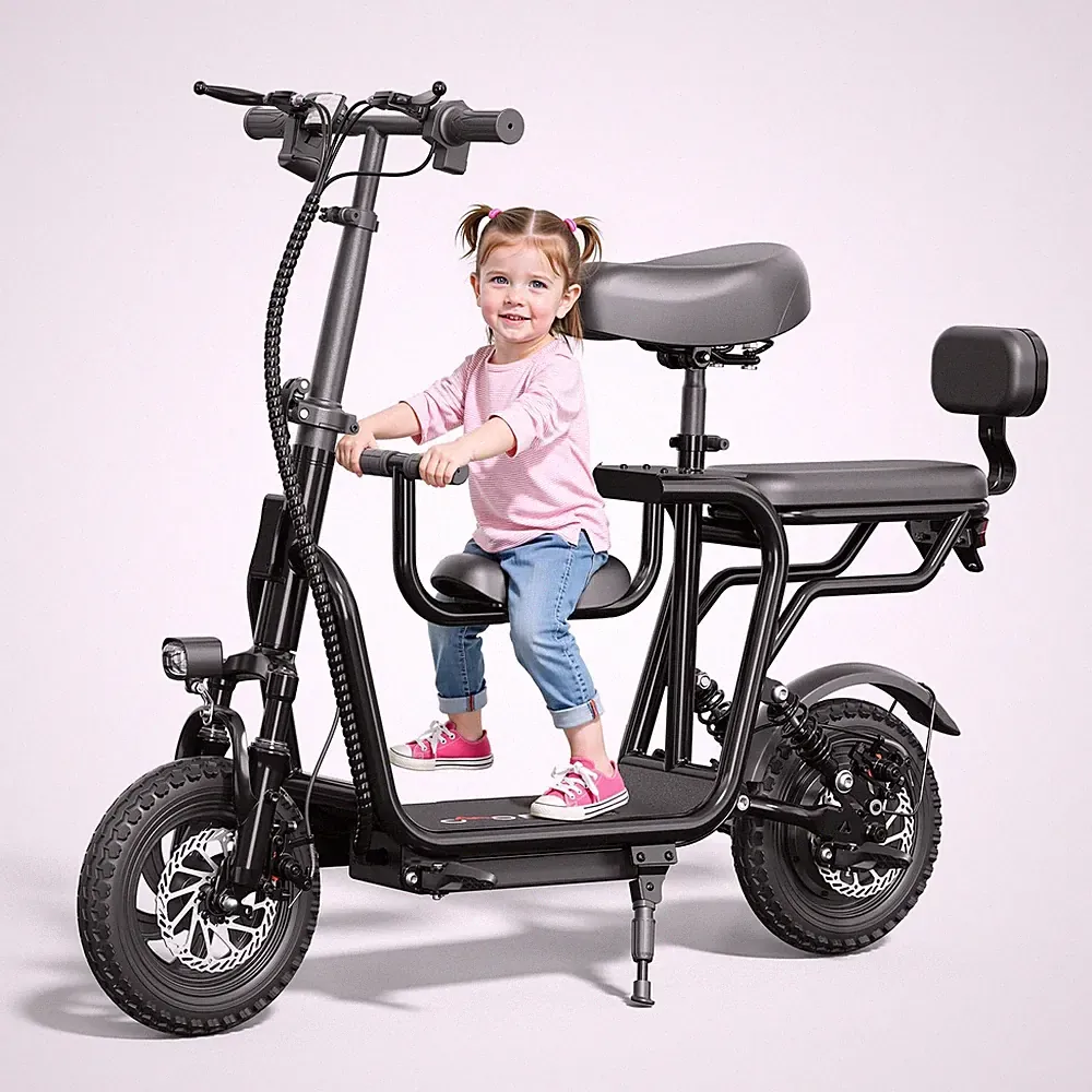 Spacewalk Electric Bike,16" Fat Tire Ebike,Suitable for Riders Under 5'2"& Teens