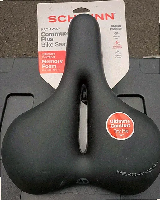 Universal MEMORY FOAM MID-WIDTH BIKE SEAT - NEW UNOPENED